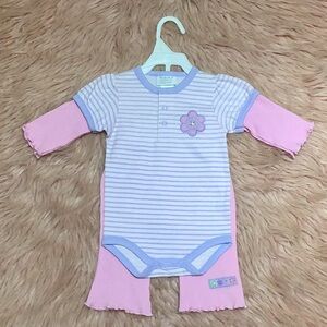 Baby by bon babe matching set bodysuit with matching pants